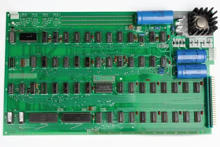 A replica of the rare Apple I is on display at the museum.