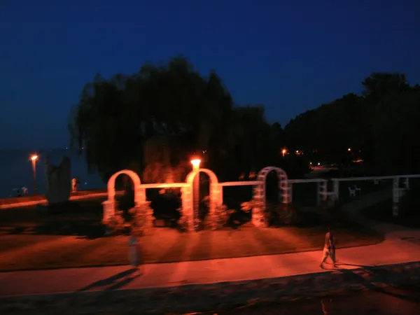 Arrival Port of Siofok at Night thumbnail