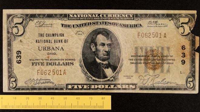 Counterfeit bill Lustig