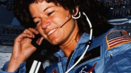 Ride aboard Space Shuttle Challenger in 1983