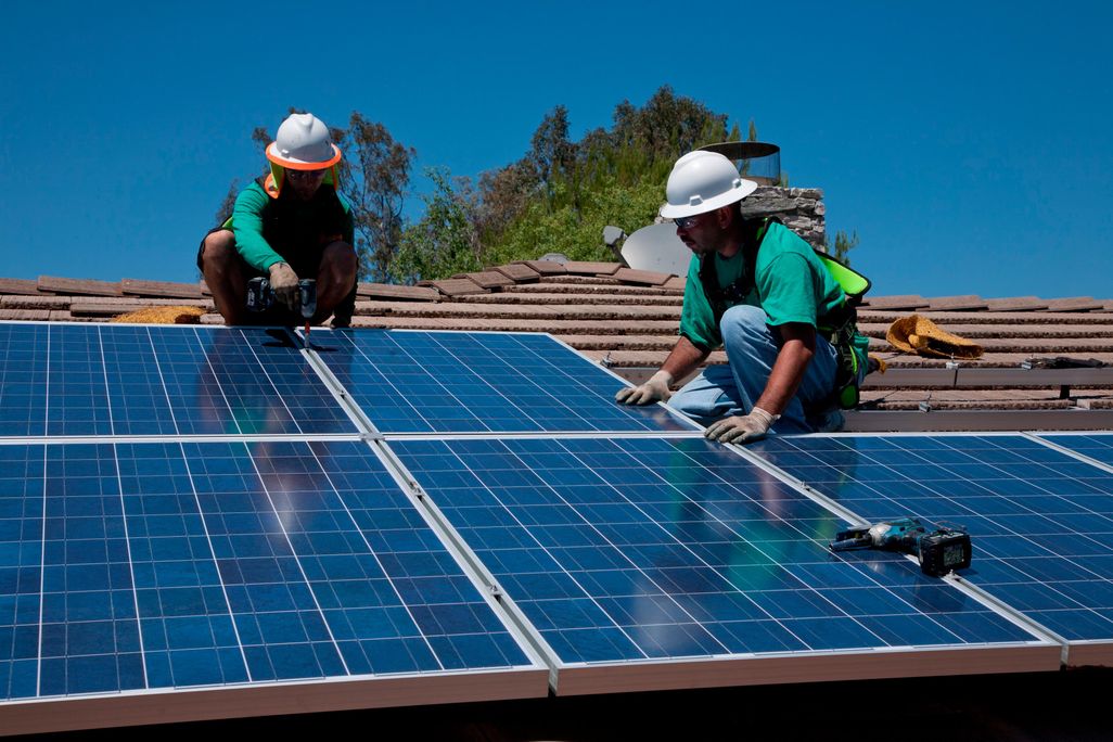 solar panel install