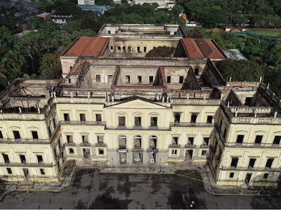 The September 2018 blaze destroyed the majority of the Brazilian museum's more than 20 million artifacts