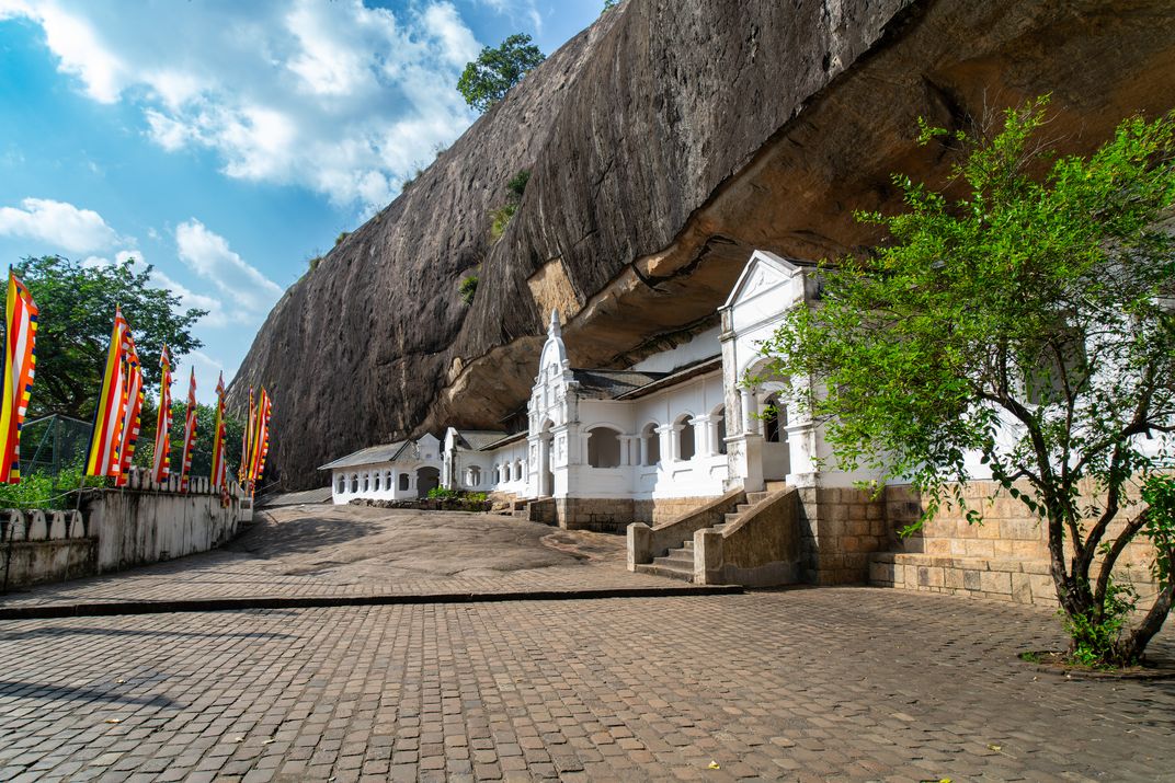 The sacred caves of Dambulla in Sri Lanka