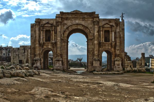 The Arch of Hadrian at Jerash thumbnail