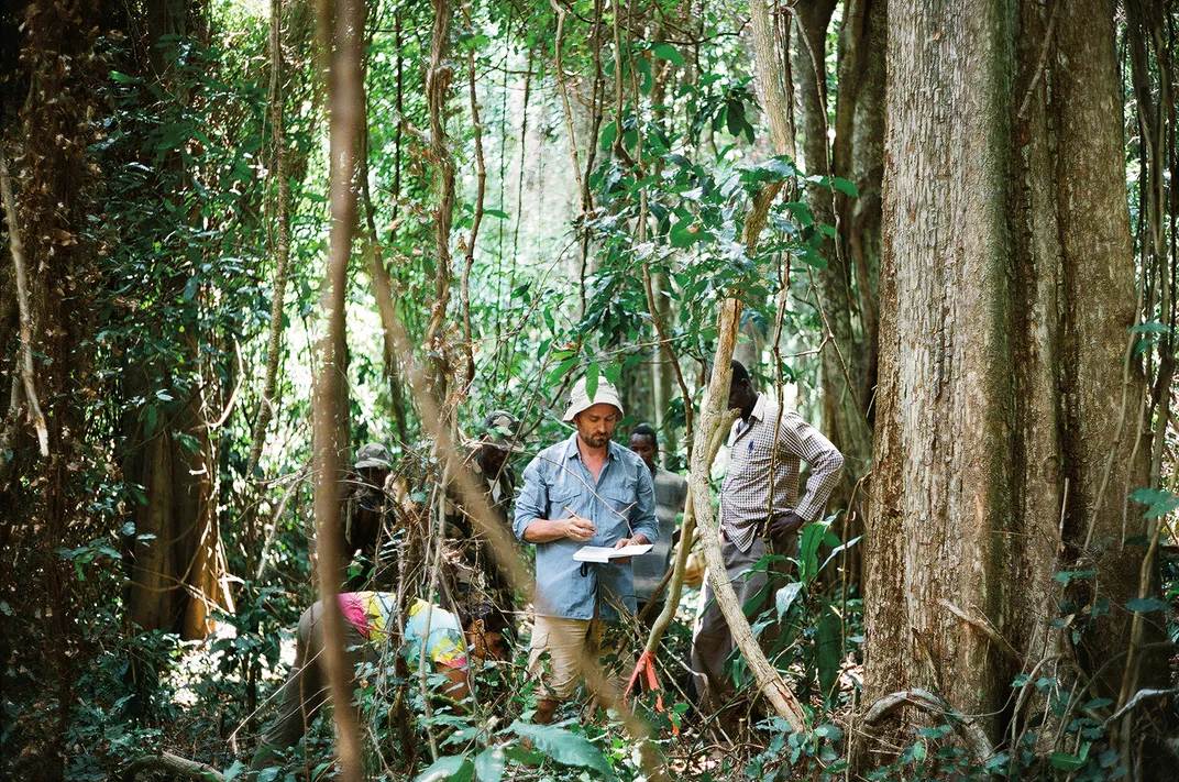 people in the woods in South Sudan