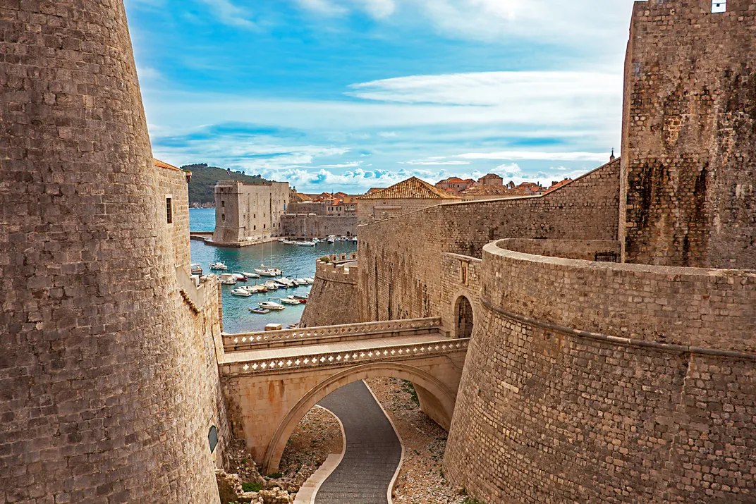 The medieval fortifications of Dubrovnik