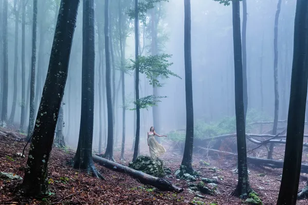 Self-portrait in the Slovenian forests thumbnail