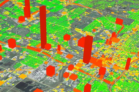 The Hestia Project provides comprehensive visualizations of a city’s greenhouse gas emissions.