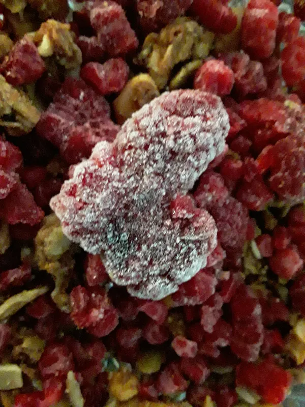 A " Raspberry Heart" in my morning granola! thumbnail