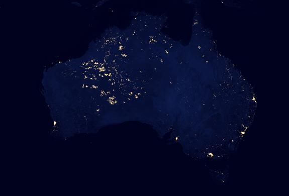 The lights in Australia’s western interior