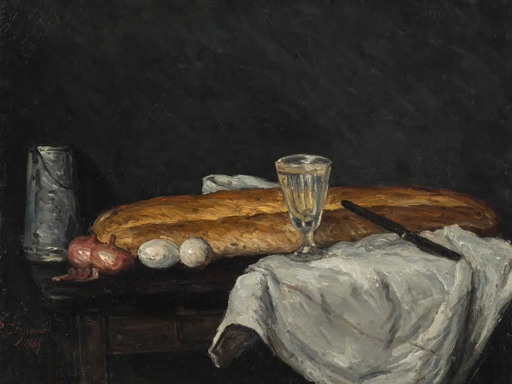 Still Life With Bread and Eggs by Paul Cézanne
