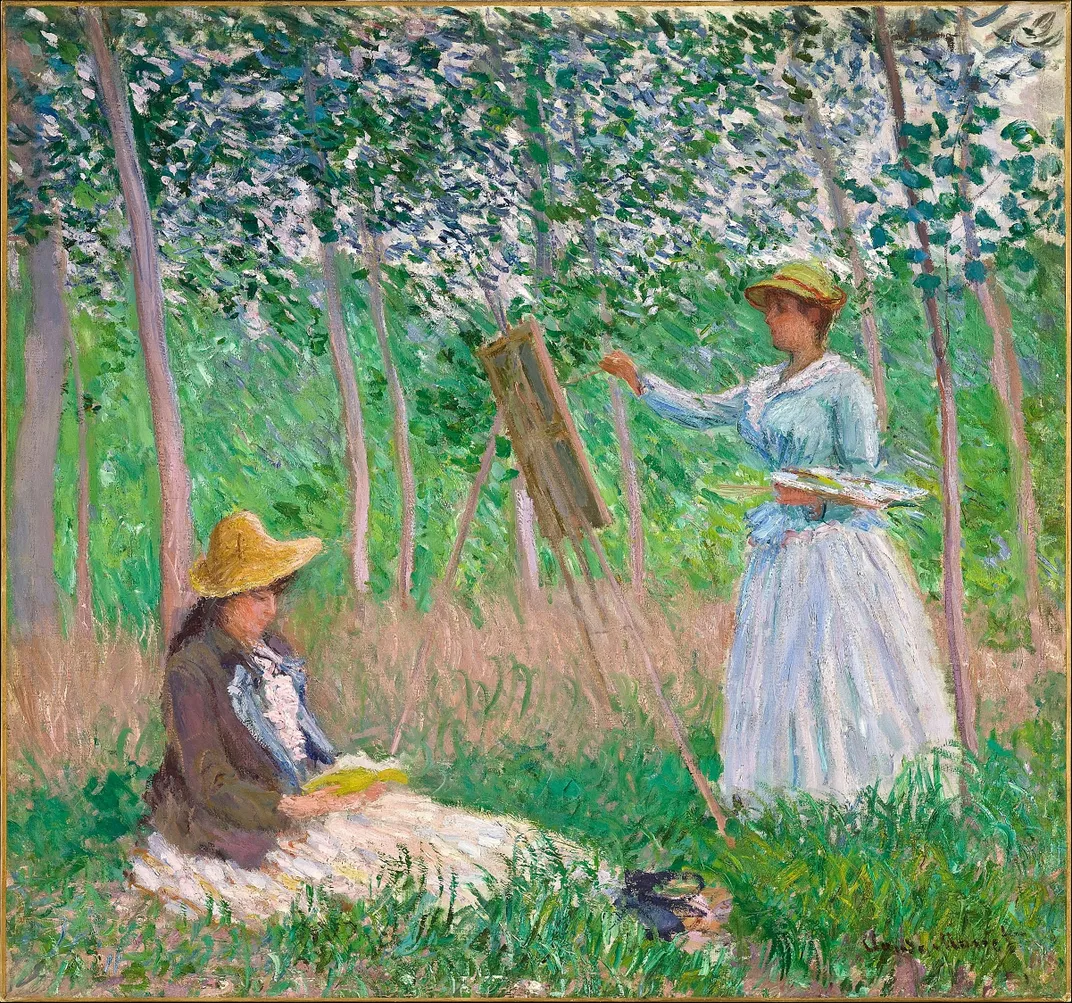 Claude Monet's 1887 depiction of Blanche Hoschedé-Monet