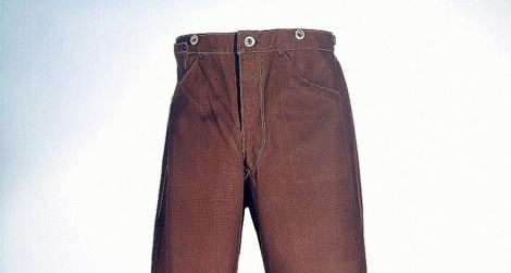 An early pair of Levi Strauss & Co.'s "Duck Trousers"