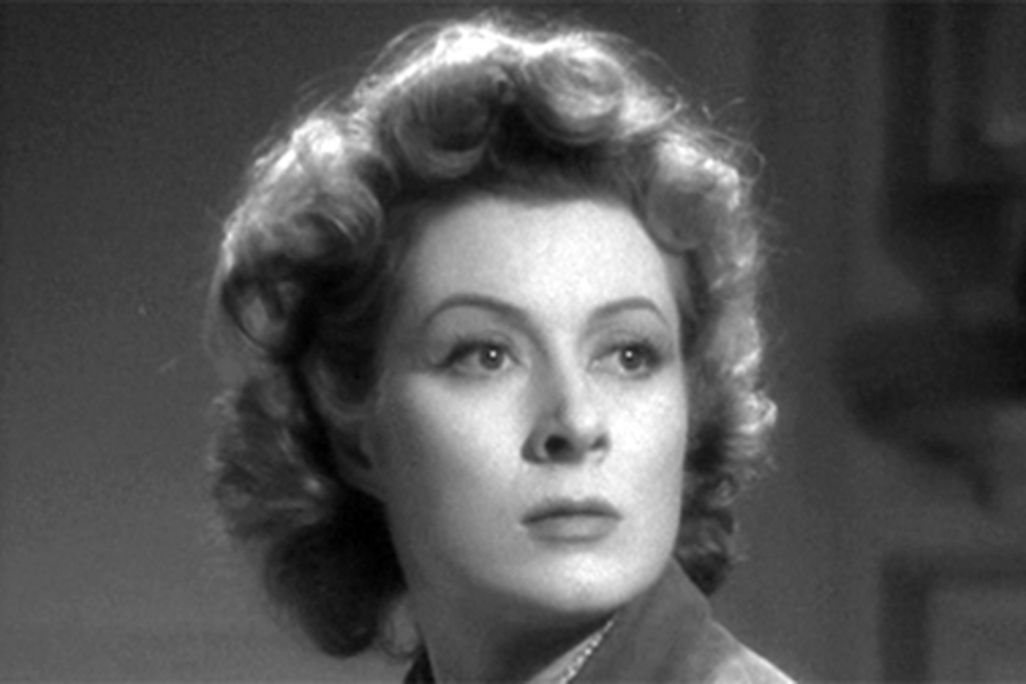 Making a case for war: Greer Garson in Mrs. Miniver.