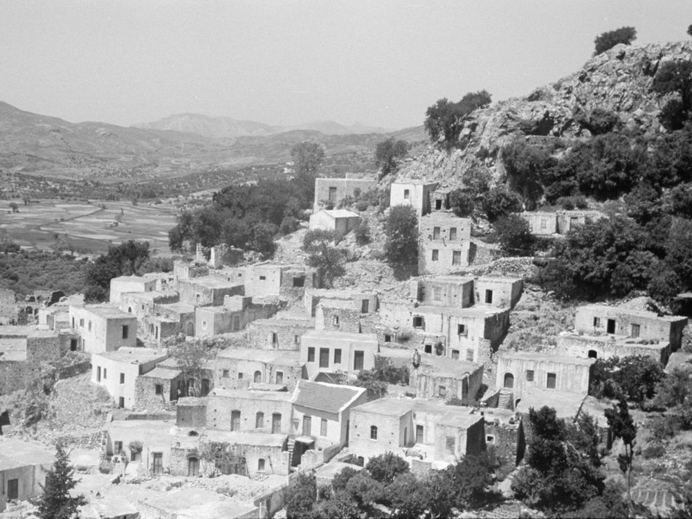 A June 1943 photo of Viannos, Crete