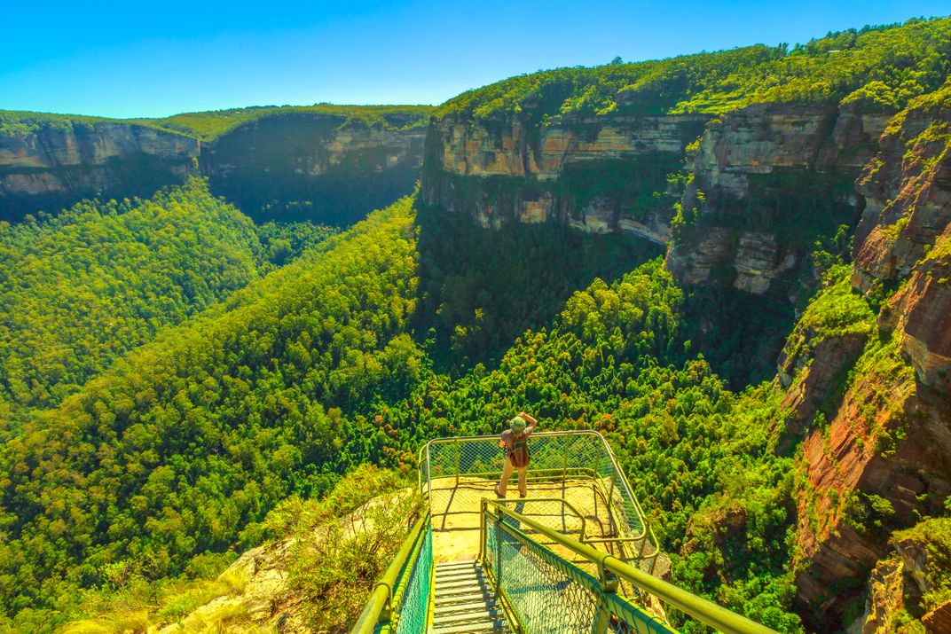 Pulpit Rock overview, Blue Mountains National Park