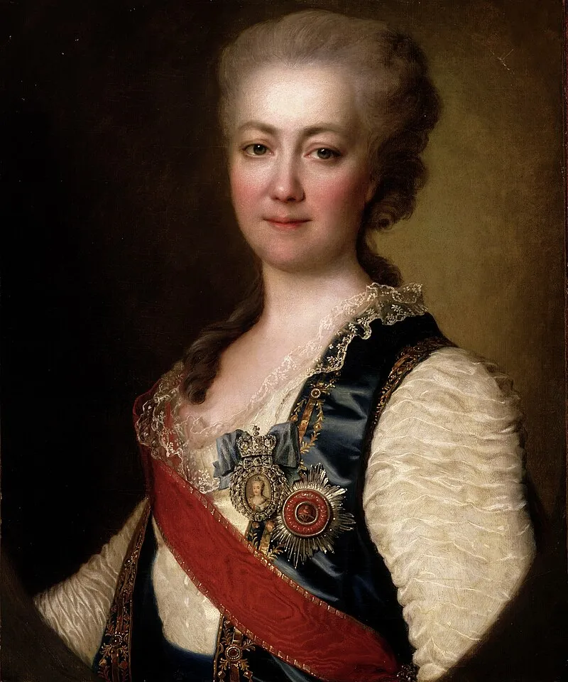 A 1784 painting of the Princess Dashkova