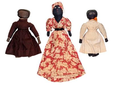 Harriet Jacobs, who escaped enslavement to write&nbsp;Incidents in the Life of a Slave Girl&nbsp;(1861), created these three dolls for the children of writer Nathaniel Parker Willis around 1850-60.&nbsp;