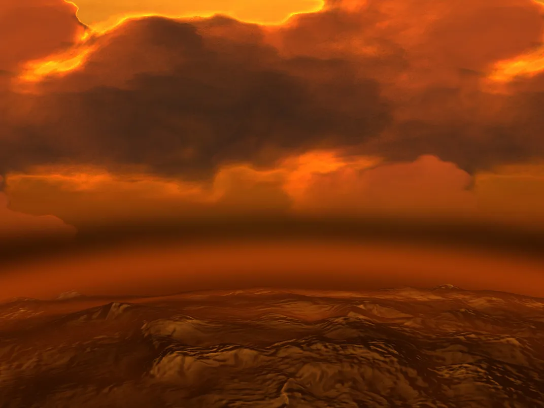 Wolken auf der Venus