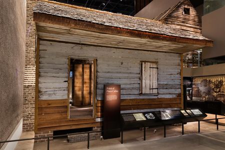 “What I also want people to understand is that as difficult as this history is, it's ripe with optimism," says the museum's director Lonnie Bunch. "Because if you can survive that cabin, there's a lot more you can survive.”
