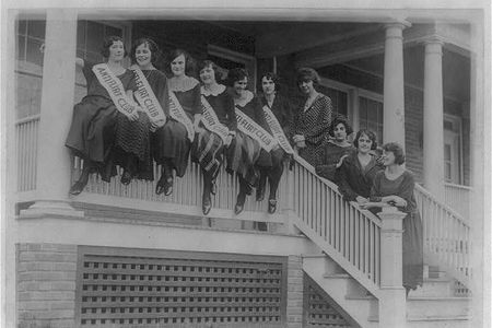 Members of an anti-flirt club