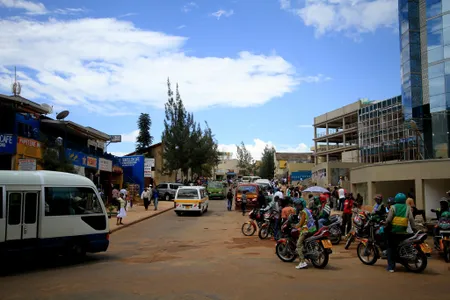 A street scene in Kigali. The city's population is expected to nearly triple by 2020.