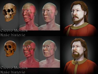 3-D Reconstructions Reveal the Faces of Two Medieval Dukes image