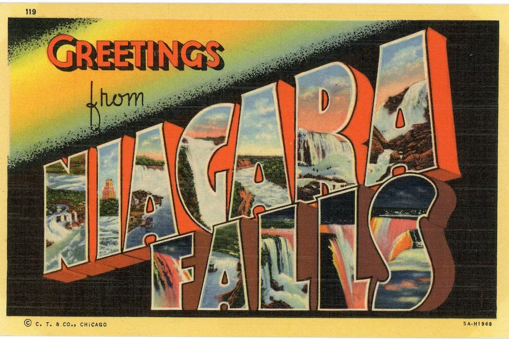 Niagara Falls postcard