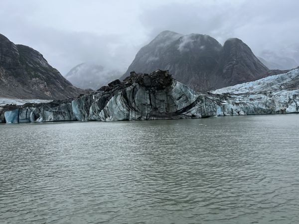 Dirty Glacier, Cloudy Sky thumbnail