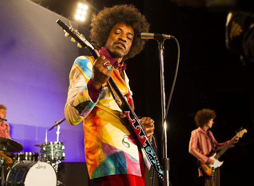 Hendrix playing