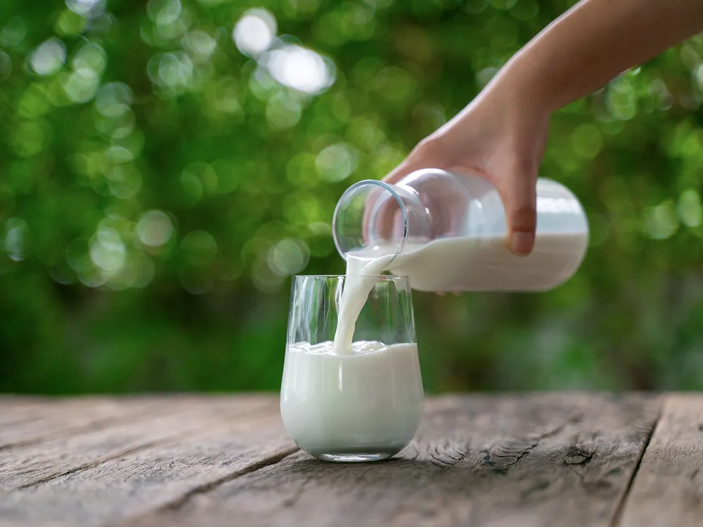 Milk Being Poured