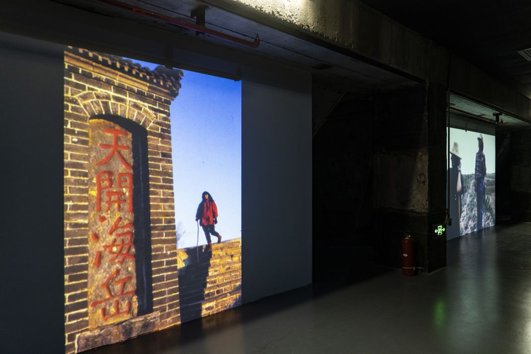 Installation view of Great Wall photos