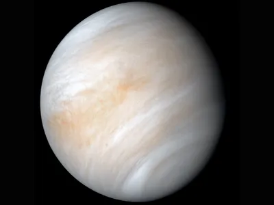 NASA&rsquo;s Mariner 10 spacecraft captured this view of Venus. The world has blistering surface temperatures, crushing atmospheric pressure and clouds of corrosive acid.