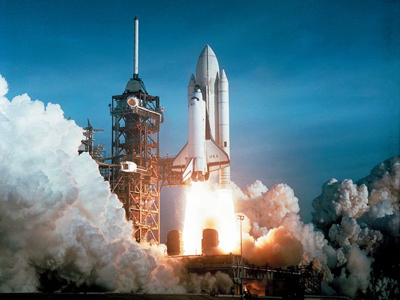 Space Shuttle Challenger STS-41B Landing - HD Enhanced 