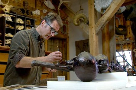 Artist Gary Staab and his team spent roughly 2,000 hours over five months to create the first of three models.