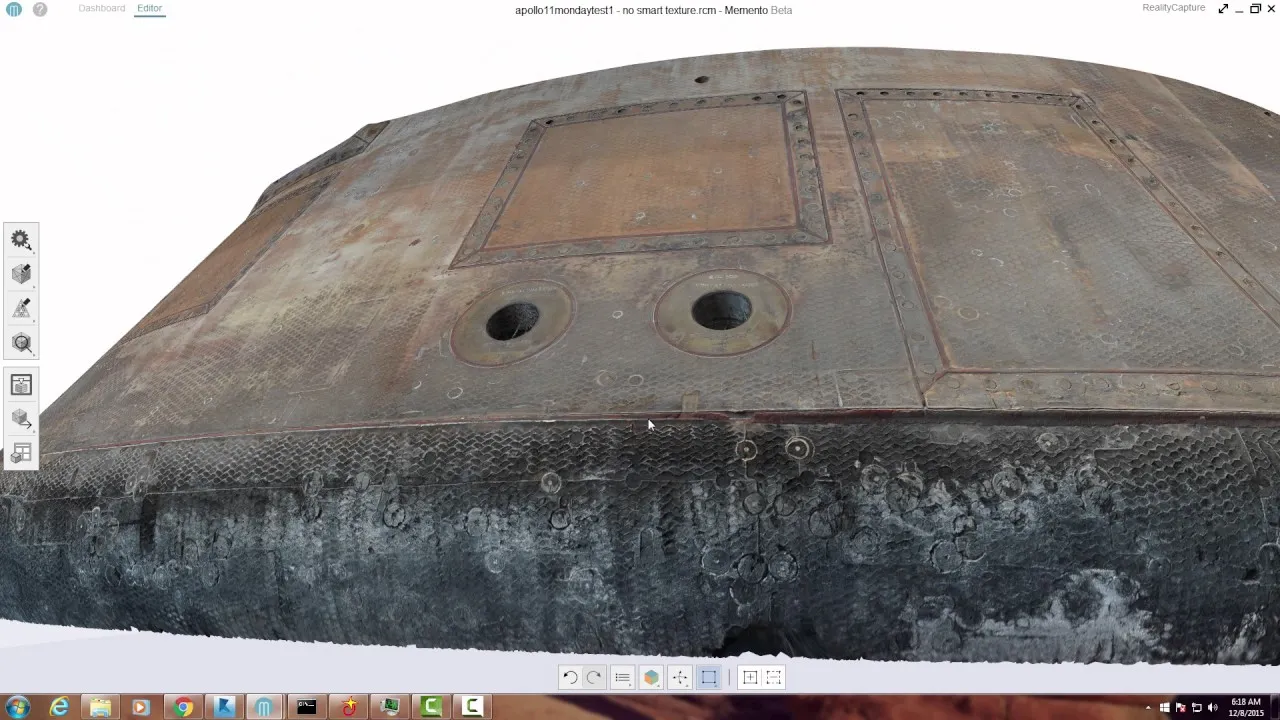 Preview thumbnail for 3D Imaging of the Apollo 11 Capsule - Inside