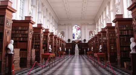The Wren Library, Trinity College, Cambridge University