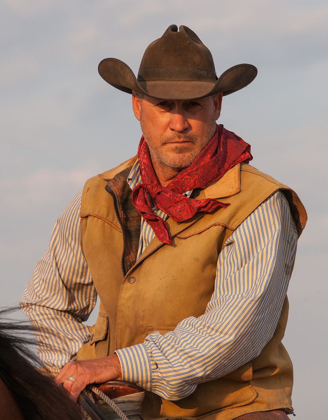 Portrait of a cowboy on horseback. | Smithsonian Photo Contest ...