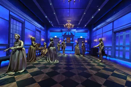 "Hamilton: The Exhibition" opened at Northerly Island in Chicago on April 26, 2019.