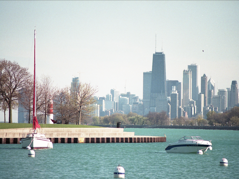A view of Chicago from Montrose Harbor. Smithsonian Photo Contest