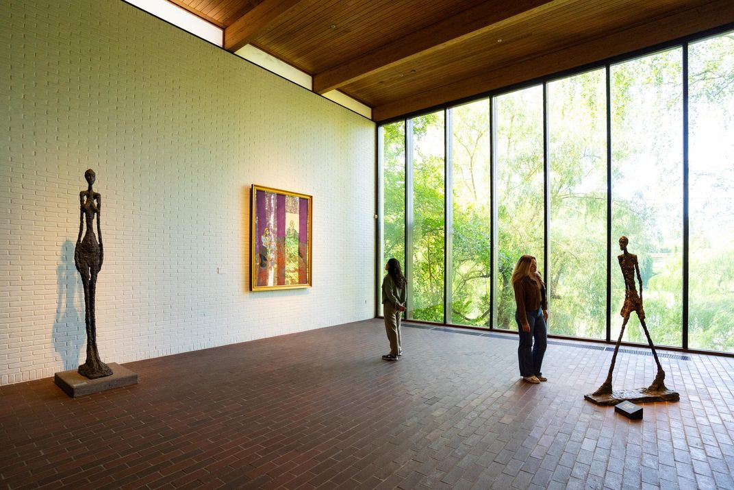 Giacometti sculpture at the Louisiana Museum of Modern Art. Credit: Copenhagen Media Center/Lukas Bukoven