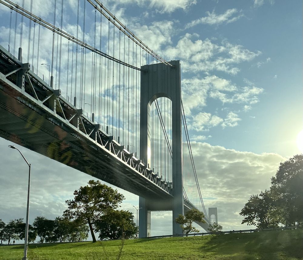 Bridge to New York City built in 1964. Landmark.