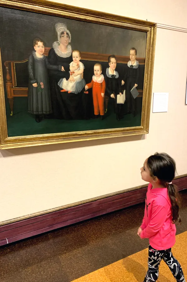 Her first visit to the museum. thumbnail