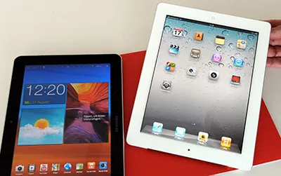 Apple accused Samsung of copying their tablet design.