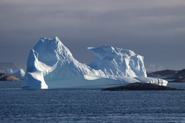 Nanortalik Greenland Sun lit Iceberg thumbnail