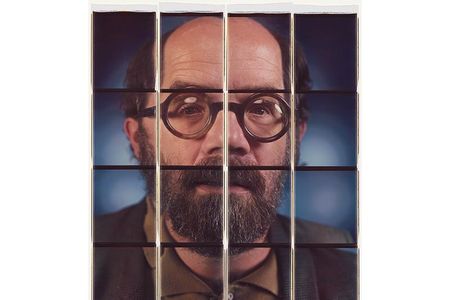Chuck Close Self-Portrait, dye diffusion transfer prints, 1989