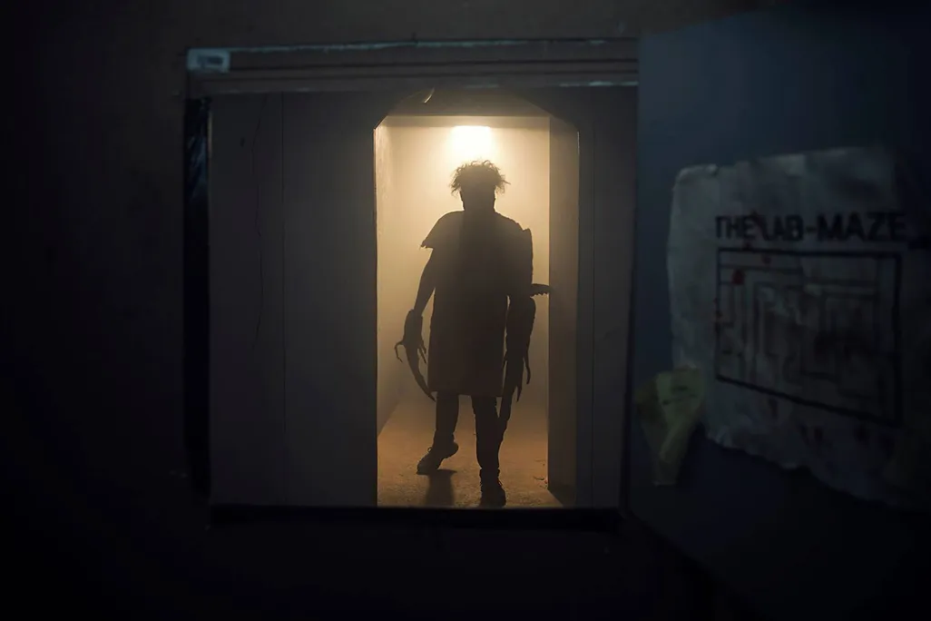 Scary Figure in Haunted House