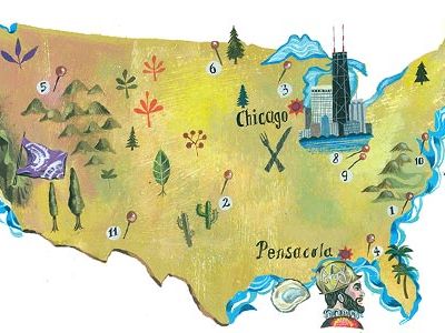 Destination America map