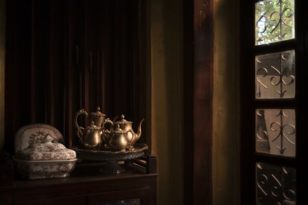 Silver tea set, Khotachiwadi, Mumbai thumbnail