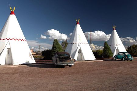 The Wigwam Motel in Holbrook, Arizona, is one of the few remnants of America’s mid-20th century motel boom.